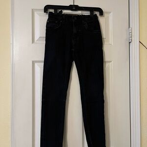 PM013826 Boy’s Black Straight Leg Jeans